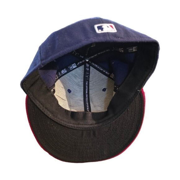 Cleveland Indians CLE MLB Authentic New Era 59FIFTY Fitted Cap 5950 Hat - Picture 2 of 7
